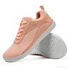 Barefoot Sneakers Adult Cross-Trainer Wide Toe Box Men's Wide Minimalist Zero Drop Sole Casual Knitting Walking Shoes Large Size 4