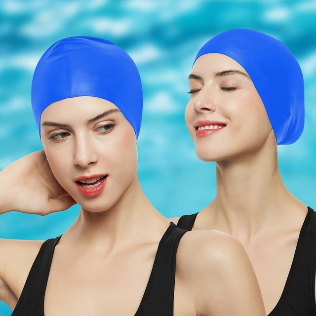 Bonnet de bain en Silicone pour femmes, imperméable, Protection