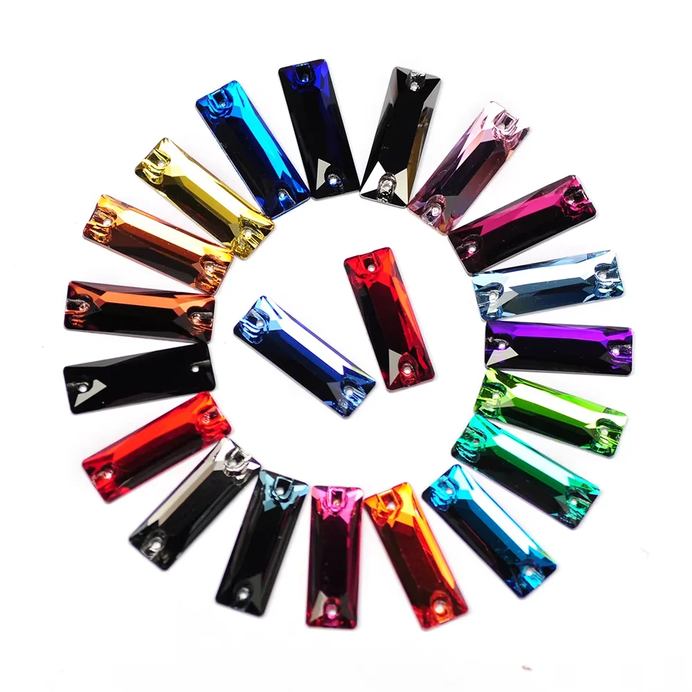 Sew On Rhinestones Crystal Glass For Clothes Baguette Luxury 6A Rectangle Mix Colors Flatback sew on rhinestones sewing rhinestones glass rhinestones crystal rhinestones rhinestone crystals rhinestones beads rhinestone accessories