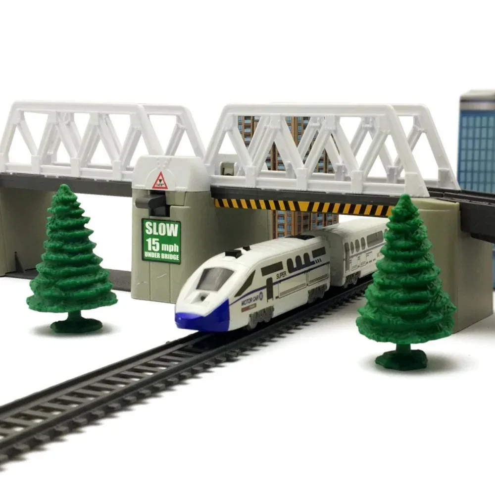 Electric High Speed Train Model Railway Track Rail Toy Car Assemble DIY Set Children Toy Boy