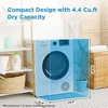 Heat Pump Ventless Stackable Dryer Energy Efficient 4.4 Cu.ft White Space Saving Smart Drying Wrinkle Care ENERGY STAR Qualified 6