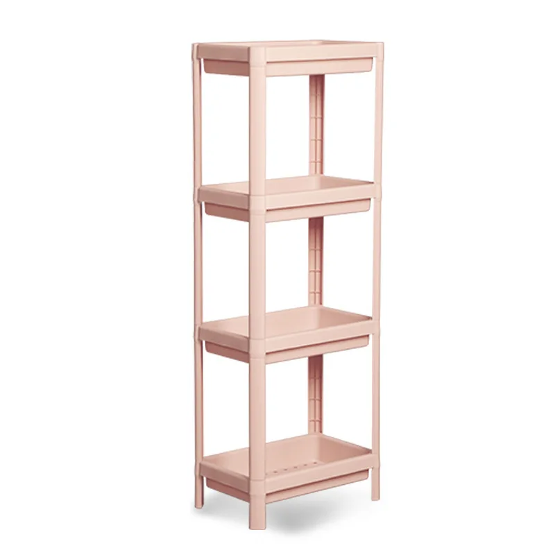 

Bathroom Floor Storage Rack Kitchen Bathroom Plastic Storage Rack Storage Shelf Sewn Multi-Layer Drain Rack