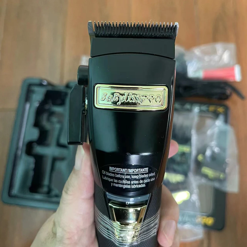 BaByliss Pro Metal Collection Black FX Lithium FX870BN Babers Professional  Salons Hair Clipper For Barbers and Stylists