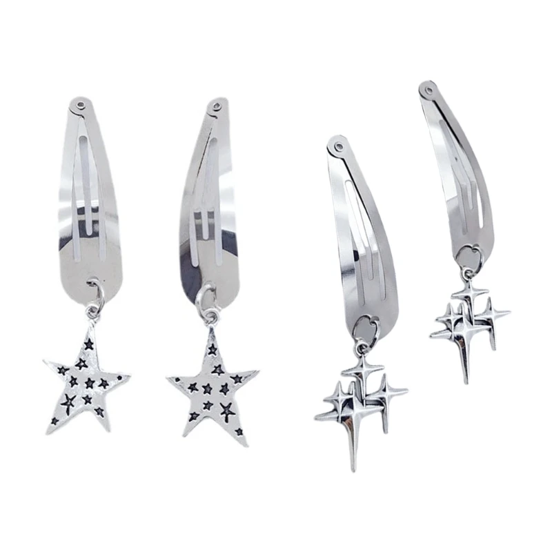 

127D Cool Clip with Sparkling Tassels Lovely Hair Pins Dark Women Hair Jewelry