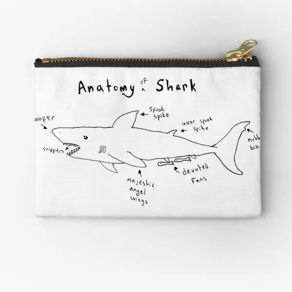 

Анатомия акульи кармашки на молнии карманная сумка для нижнего белья трусики упаковка для ключей монета деньги мужской косметический кошелек для хранения женские носки