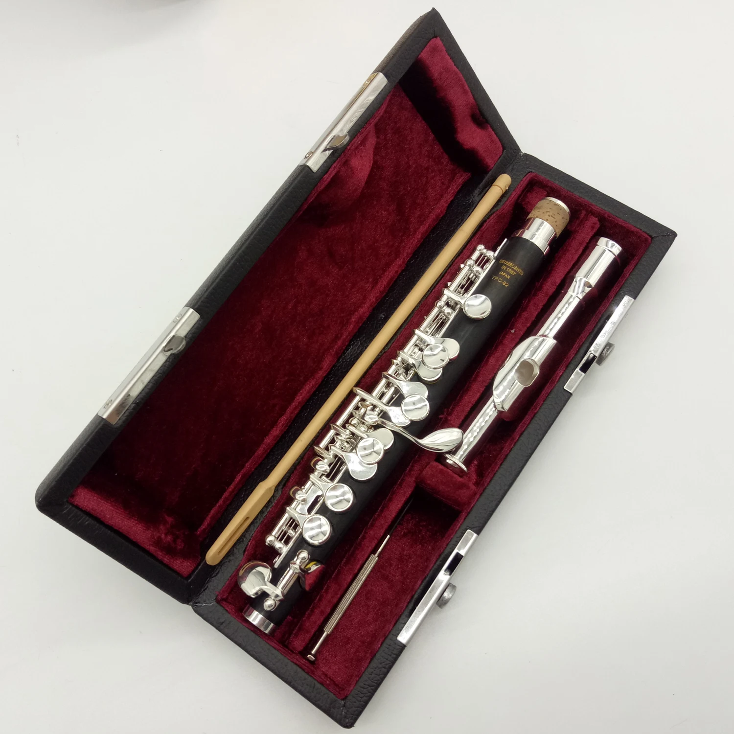 DeXin Professional Piccolo 92 ABS Resin Body Silver-plated Headjoint Keys E Mechanism Instrument Bakelite Student Piccolos Flute