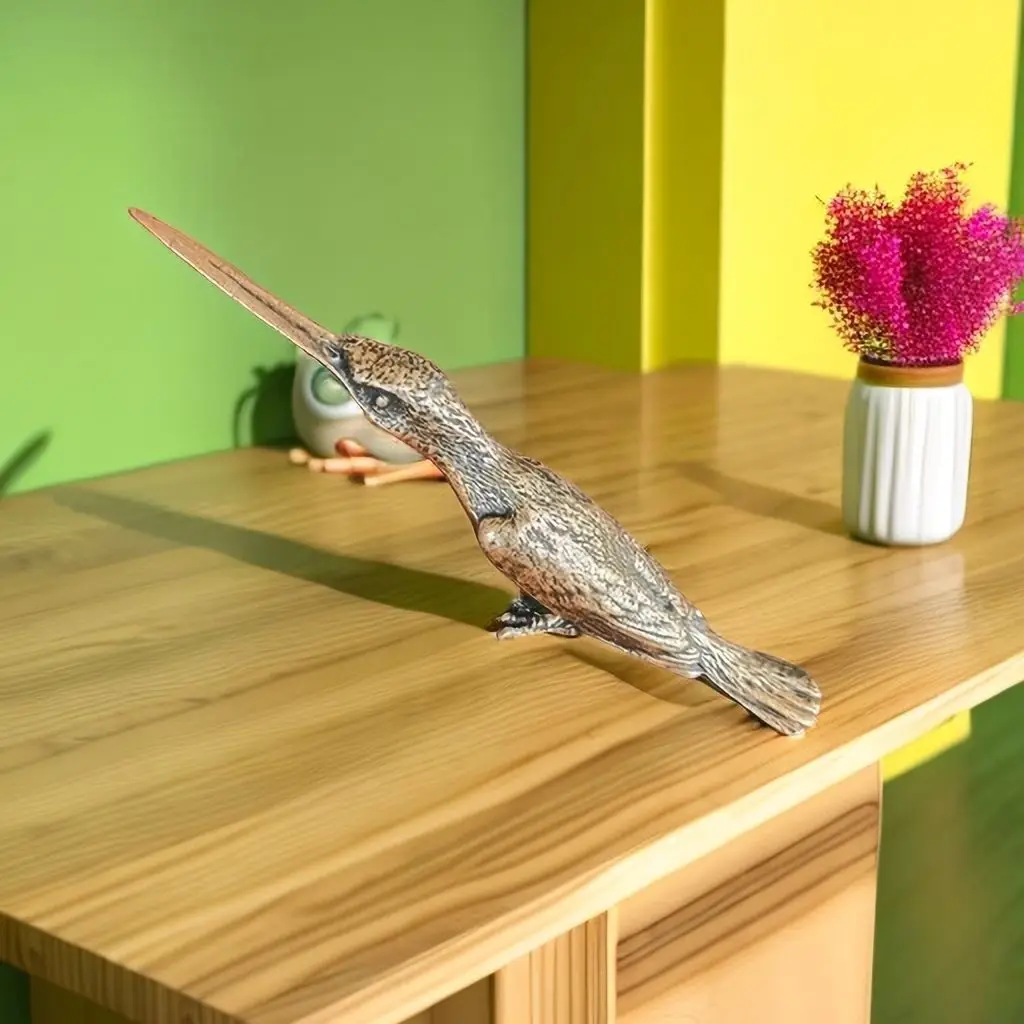 

Твердые Латунные настольные украшения для офиса с Дятлом, бронзовый чай, ювелирные изделия для домашних животных, подарки