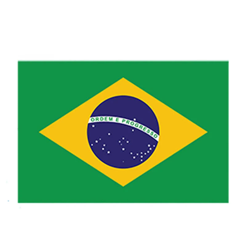 

Classic Design Car Styling Brazil Flag Vinyl Decal Sticker Occlusion Scratch Country Brazilian Waterproof Car Sticker