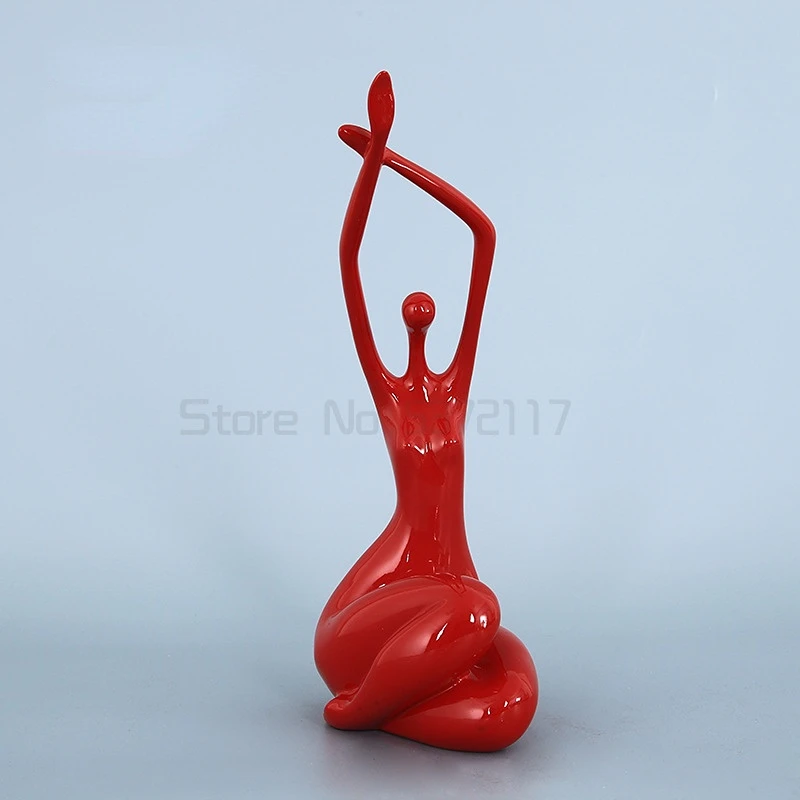 Sculptural Beauty Abstract Female Form Art  Handcrafted Polyresin Nude Belle Decorative Figurine for Living Spaces