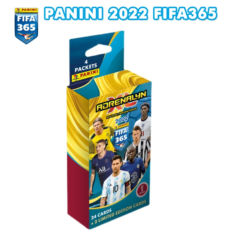 

Panini 2022 серия Fifa365 ограниченная коробка официальная звезда карточная коробка Lionel Месси коллекция персонажей флэш-карточка Рождественский подарок