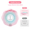 Swimbobo Baby Beauty Mermaid Floating Ring Girl Water Toy Children PVC Inflatable Swimming Seat Rings For Pool Summer Portable 4