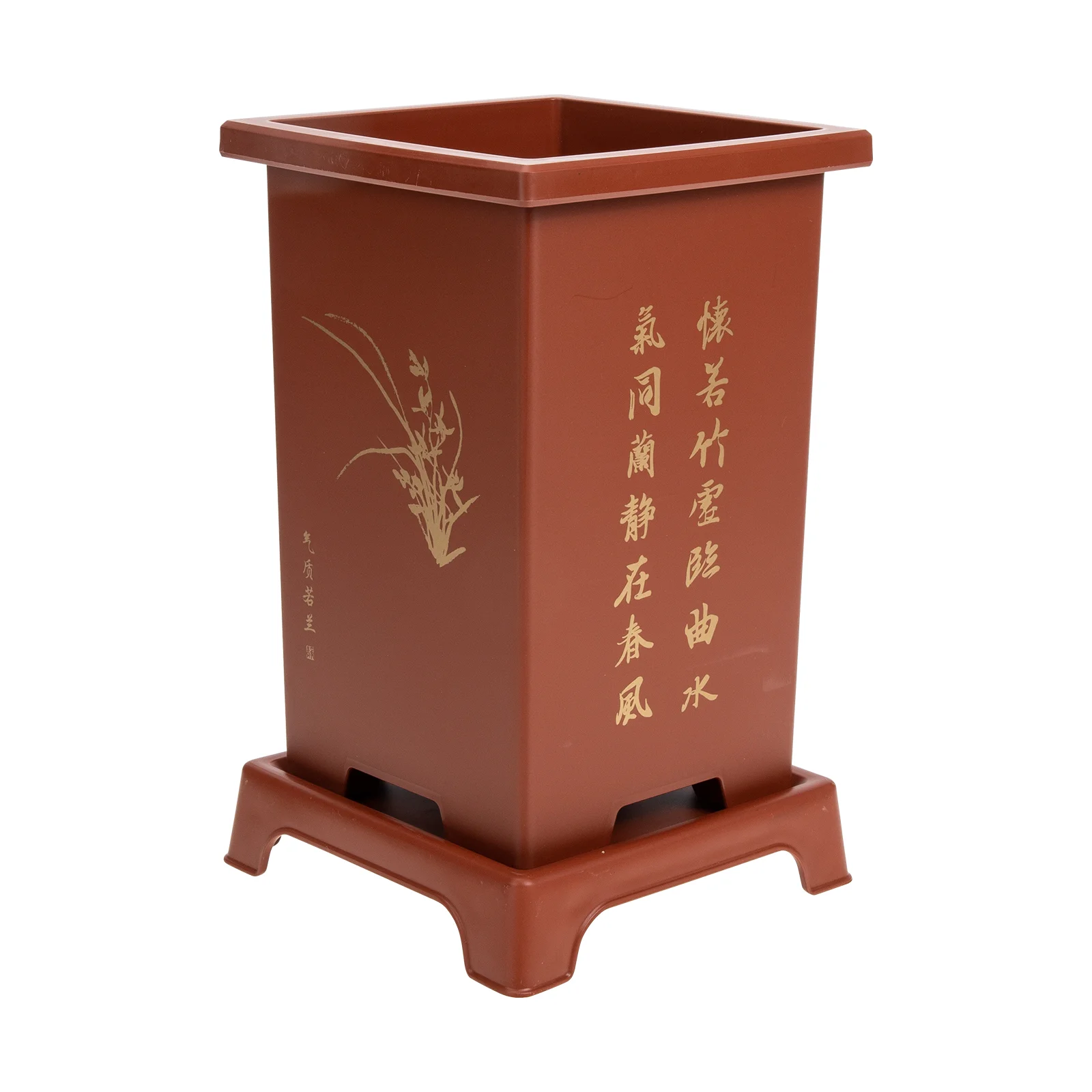 

Orchid Pot Artificial Plants Hanging Planter Decor Succulent Flowerpots Green Practical Holder Home Automatic