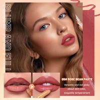 QIBEST 12Pcs/Set Matte Lip Liner Pencil Lip Outline Contouring Lasting Lipstick High Pigment Not Easy Fade Velvet Fine Lipliner 2