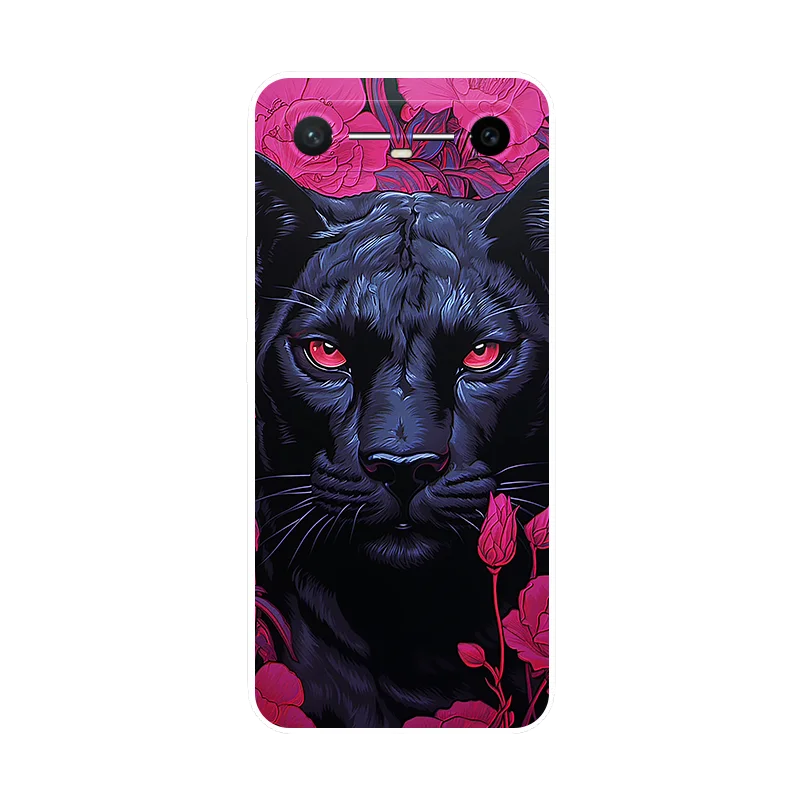 Leopard Panda Printed Soft Silicone Phone Case - Stylish Back Cover and Bumper