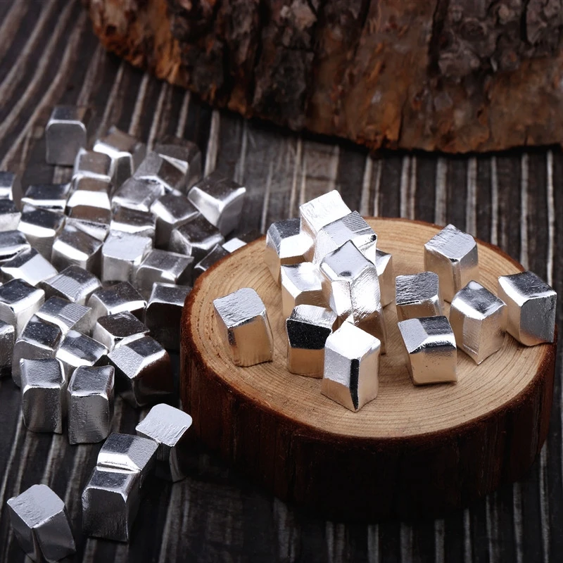 1pcs 9999 Silver bar block Pure Ag ingot for Element Collection DIY Jewelry diy material accessories
