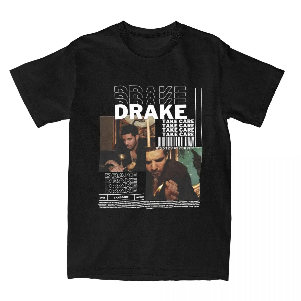 Take Care Album Drakes T Shirt Stuff Uomo Donna Cotone Divertente Rapper Hiphop Rap T-Shirt Manica Corta Abbigliamento Nuovo Arrivo