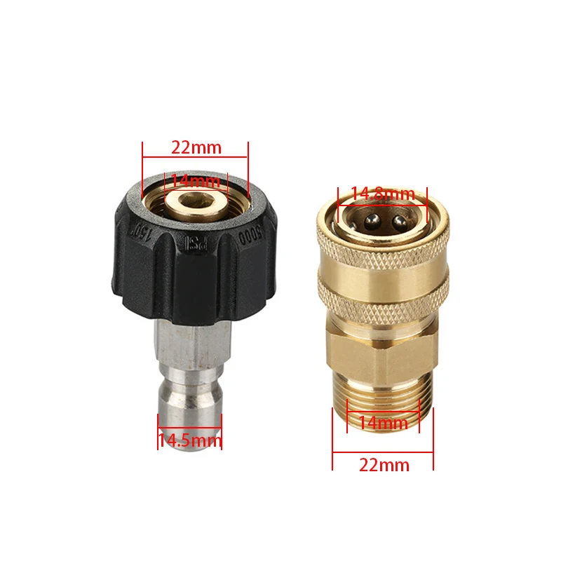 Spruzzatore A Pressione Attacco Rapido 1/4 NPT Per Idropulitrici - Foto 6