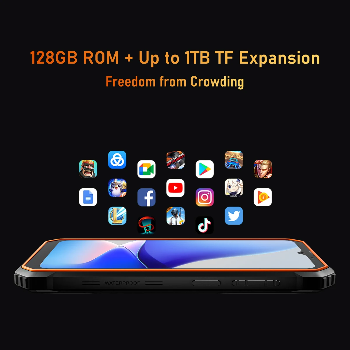 Blackview BV6200 Pro Rugged Phone Android 13 6.56'' Helio P35, 6GB