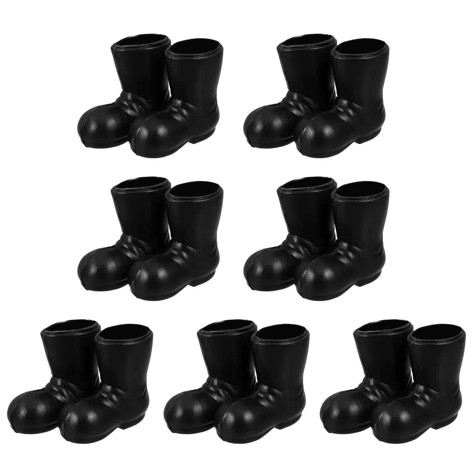 

of Santa Claus Shoes Model Decorative Mini Boots Doll Costume Ornaments Christmas Shoes Christmas Hat Shoes