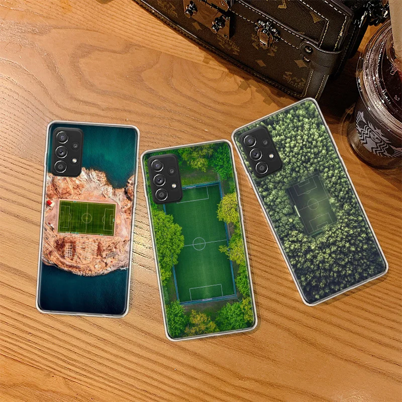 Football Field Football Hot Blood Sports Phone Case Per Galaxy Note 20 Ultra 10 Lite 9 8 Samsung M11 M12 M21 M30S M31S M32 M51 M