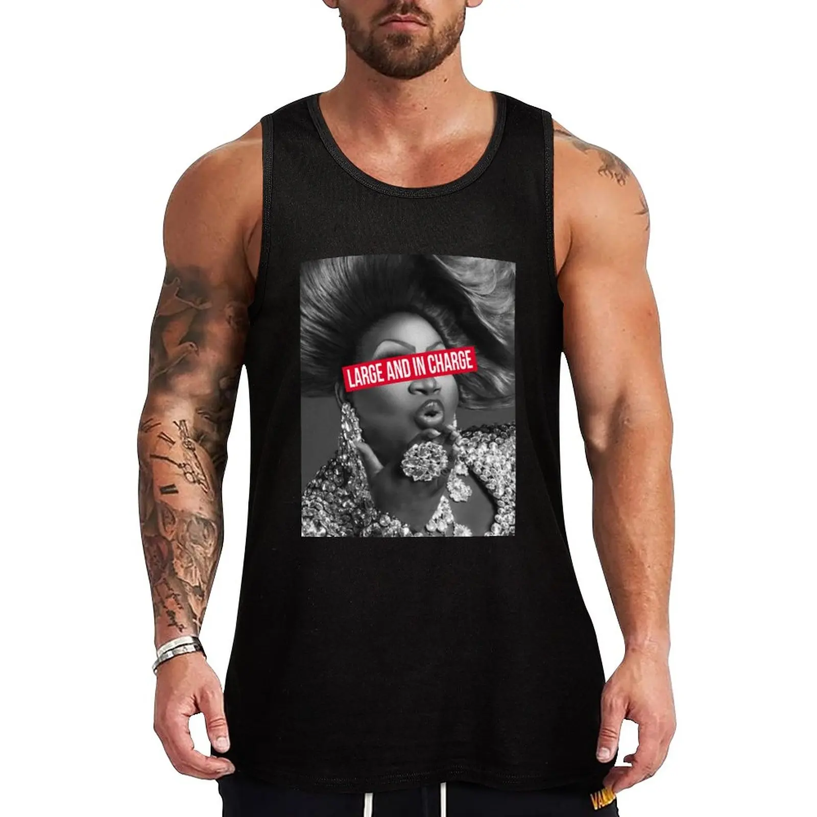 

New large and in charge Tank Top sleeveless t-shirts for men gym male top t shirts