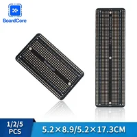 1/2/5Pcs 5.2x8.9cm 17.2x5.2cm Standard Permanent Breadboard Solder PCB Board PCB Prototype Board DIY Electronics Kit For Arduino