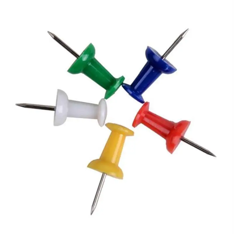 100 Pcs Pushpin Thumbtack Decorative DIY Tool for School Home Office Wall Maps Photos Bulletin Board push pins