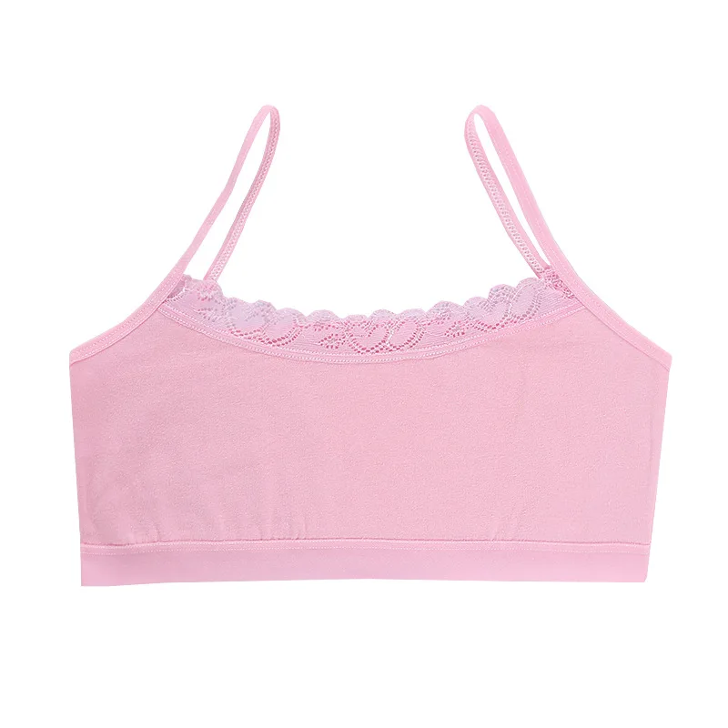 Cotton Braces Bras Girls 7-14 Years Old Lingerie Small Breasts Clothing Tops Children Undergarments training bra cotton bra