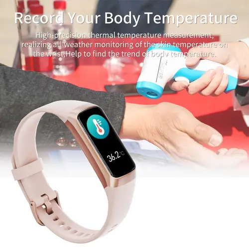 LIGE Amoled 스마트 워치 남녀공용 스마트 밴드, 심박수 혈액 스마트 워치, 방수 스마트 팔찌, 스포츠 피트니스 트래커, 2023 4