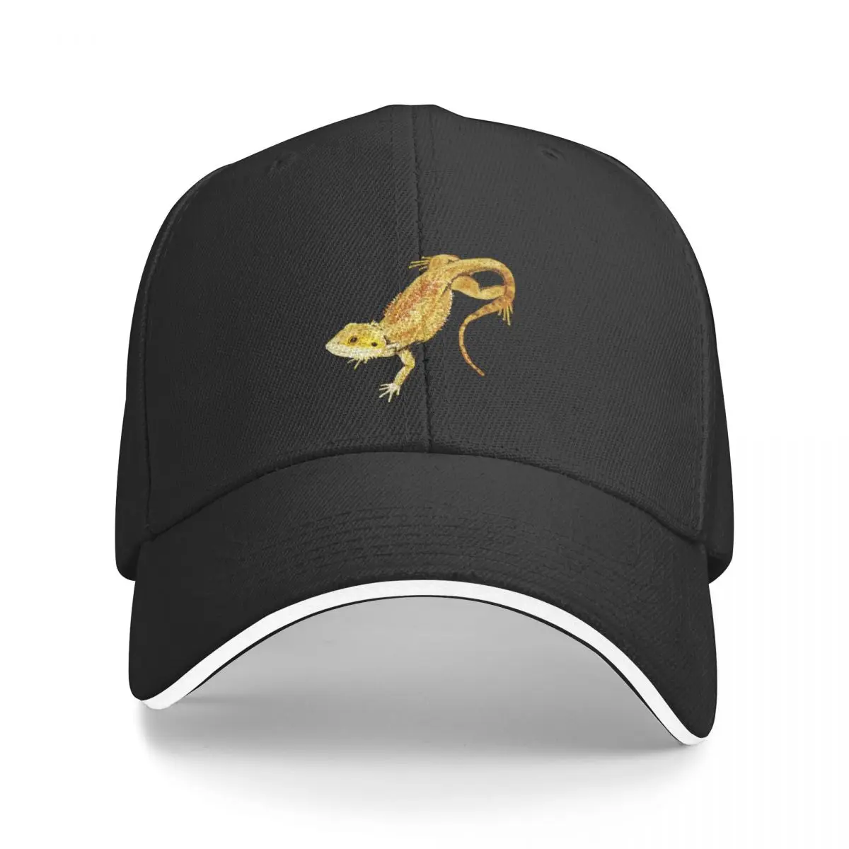 

Bearded Dragon Lizard Baseball Cap Thermal Visor Vintage Trucker Hats For Men Women's