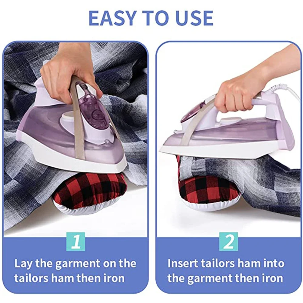 Cotton Tailors Ham Seam Roll Set for Ironing Clothing