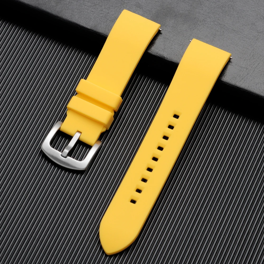 Silicone Waterproof Quick Release Watch Strap Bracelet