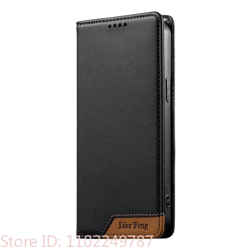 Luxury Flip Wallet Leather Phone Case - Premium Etui Design