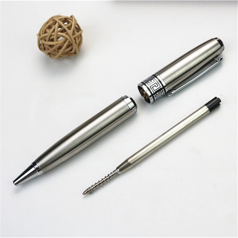 Metal ballpoint pen Roller pen Black ink G2 refiil Thick pen