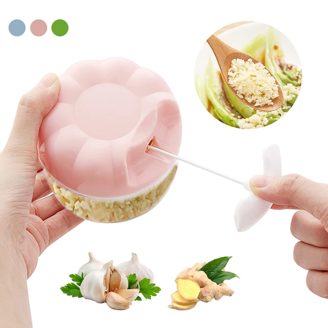 Garlic Chopper Mini Manual Pounding Manual Chopping Easy Pull String  Esg15730 - China Garlic Chopper Mini Manual Pounding and Garlic Blender  price