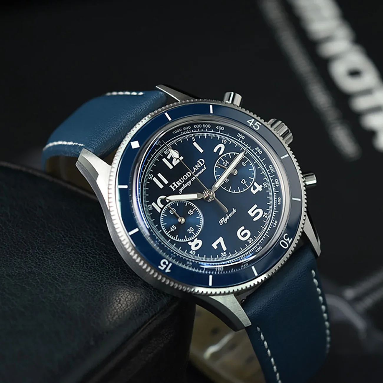 Hruodland F019 Watch For Men Retro VK64 AC Chronograph Quartz