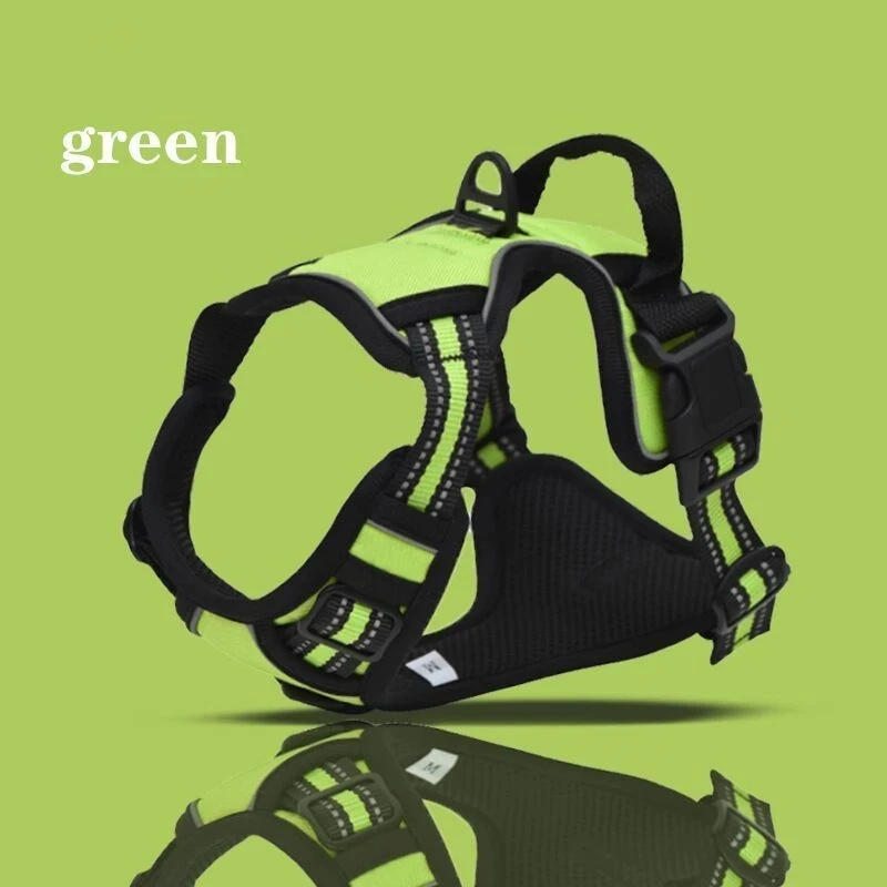thumbnail image 1 of Arnés para perros, transpirable, reflectante, accesorios para perros, chaleco con asa para perros pequeños y grandes, suministros para caminar al aire libre, entrenamiento para mascotas, 1 of 5