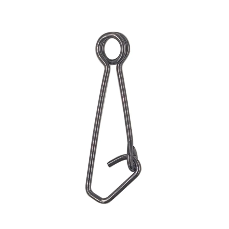 

20-50pcs Fishing Snap Stainless Steel Fishing Swivels #0-#8 Fishing Hook Lure Connector Fast Fishing Clip Lock Snap for Weights