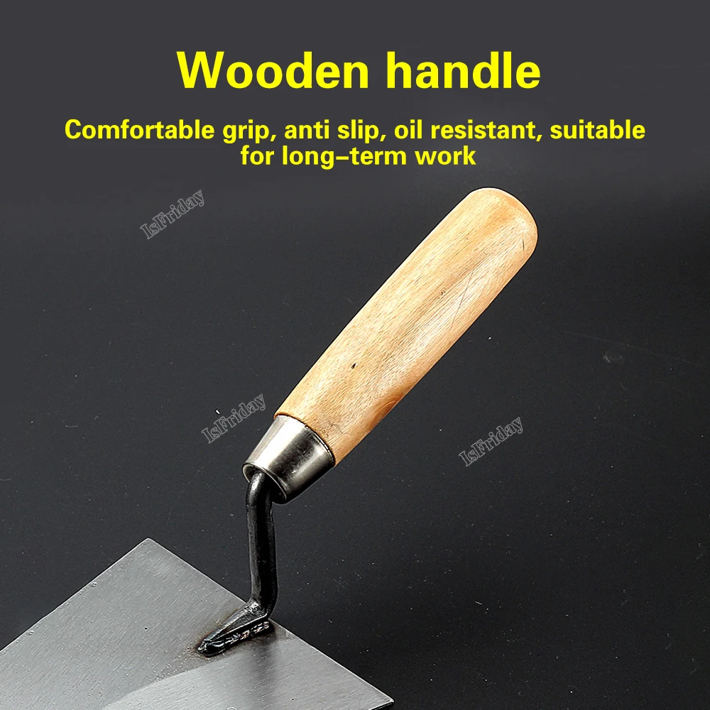 Cement Float Margin Trowel Bucket Stainless Steel Concrete Finishing Trowel Spatula Construction Tools Wall Plastering Hand Tool 3