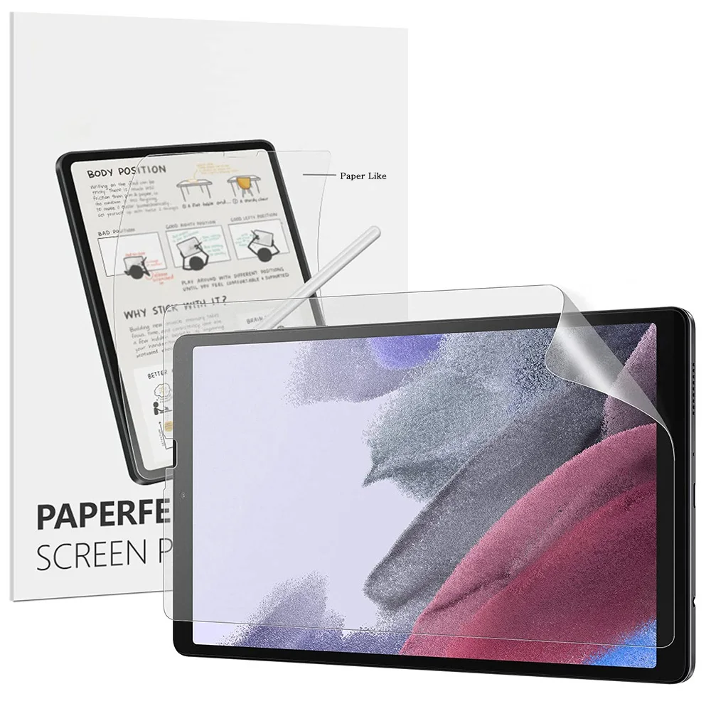 

(3 Pack) Paper Film For Samsung Galaxy Tab A7 Lite A8 8.7 10.4 10.5 T500 T505 X200 X205 T220 Paper Like Screen Protector