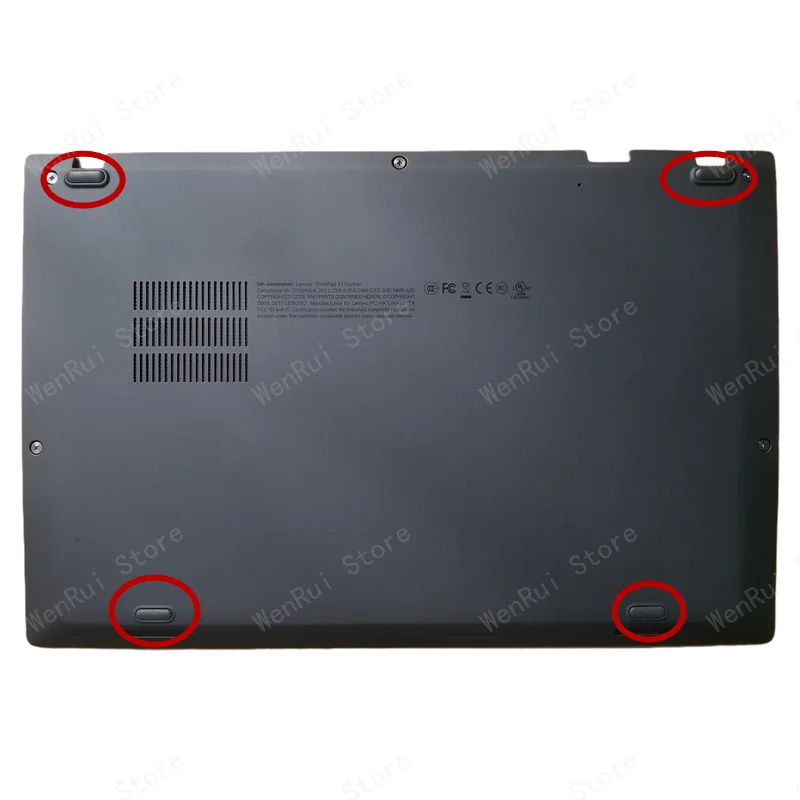 4Pcs Rubber Feet Foot For Lenovo Thinkpad Laptop Bottom X1 Carbon 5th 6th X1C 2017 2018