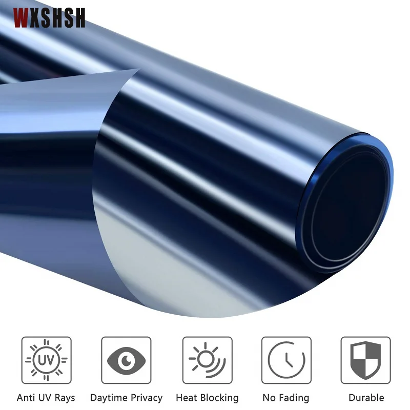 One Way Mirror Window films Daytime Reflective Privacy Protection Heat Insulation