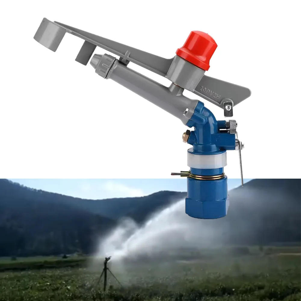 Female Thread Big Covering Range Sprinklers Farm Garden Irrigation Sprinkler Watering Rain Gun Metal Lawn Park Sprinkler