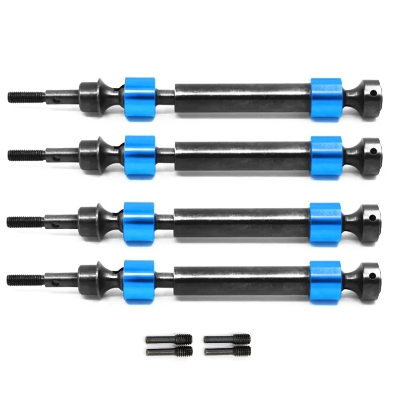 Albero Di Trasmissione Cvd Scanalato In Acciaio Temprato 5451X Per Traxxas 1/10 Maxx E-Revo Summit E-Maxx T-Maxx Parti Di Aggiornamento Per Auto Rc