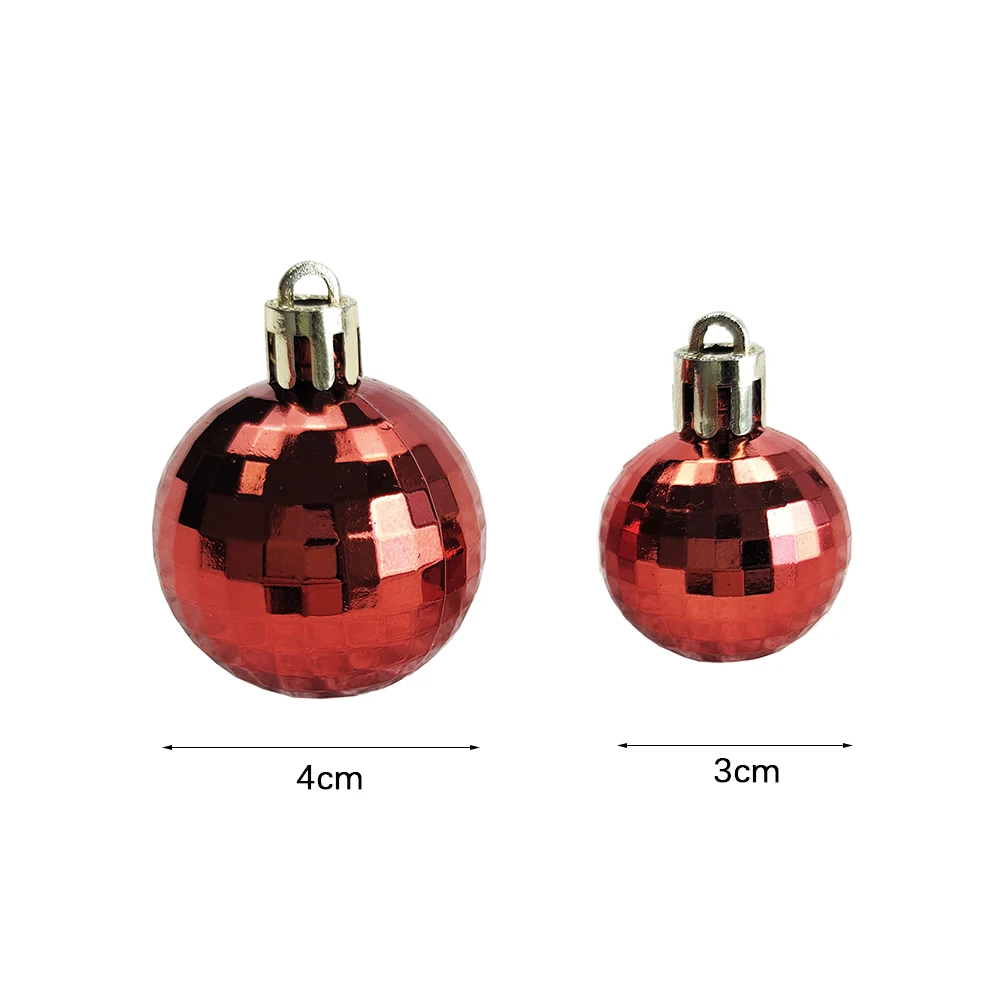 3/4Cm Christmas Ball Decoration Christmas Tree Ball Ornament Pendant Hanging Decor Merry Christmas 2025 Decoration Home New Year