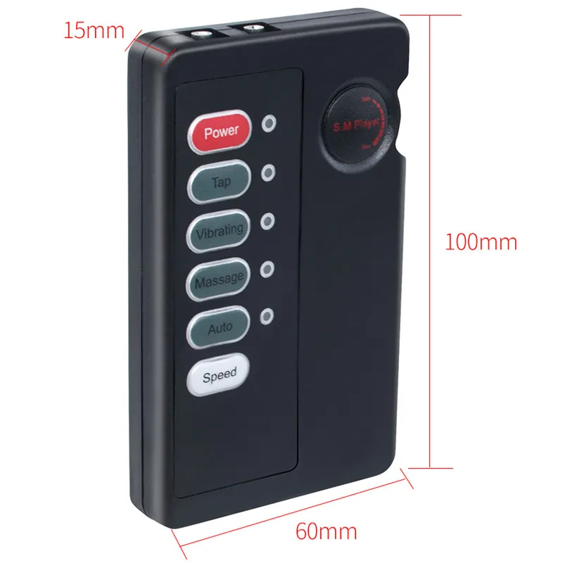 Dual Output Electric Shock Host SM Players Multi-mode Electro Shock Power Box Sex Accessaries for Couples Medical Themed Toys