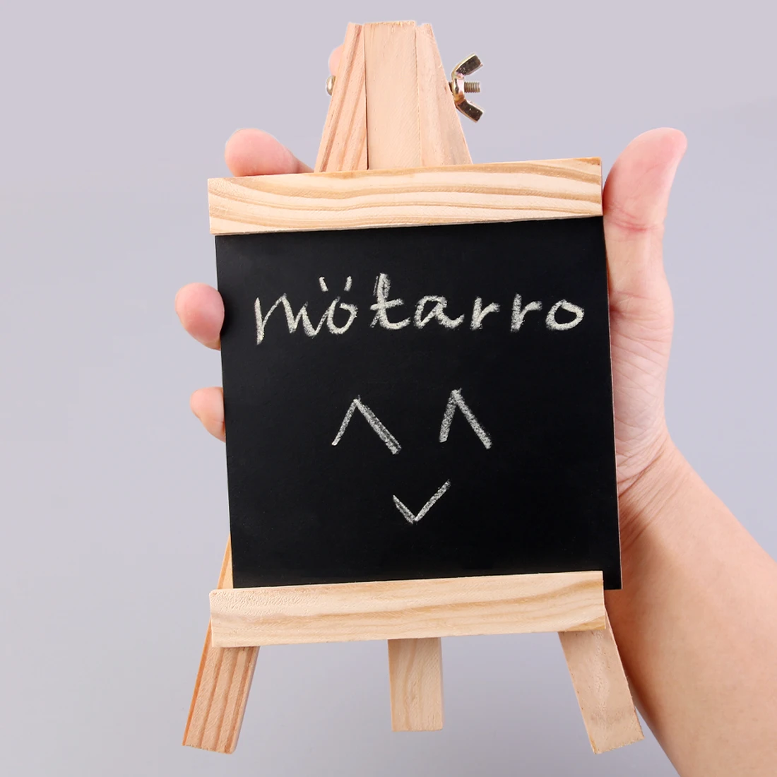 MOTARRO 1Pcs Wooden Blackboard Universal Message Board Mini Chalkboard Portable Wedding Party Decorative Parts Memo Boards