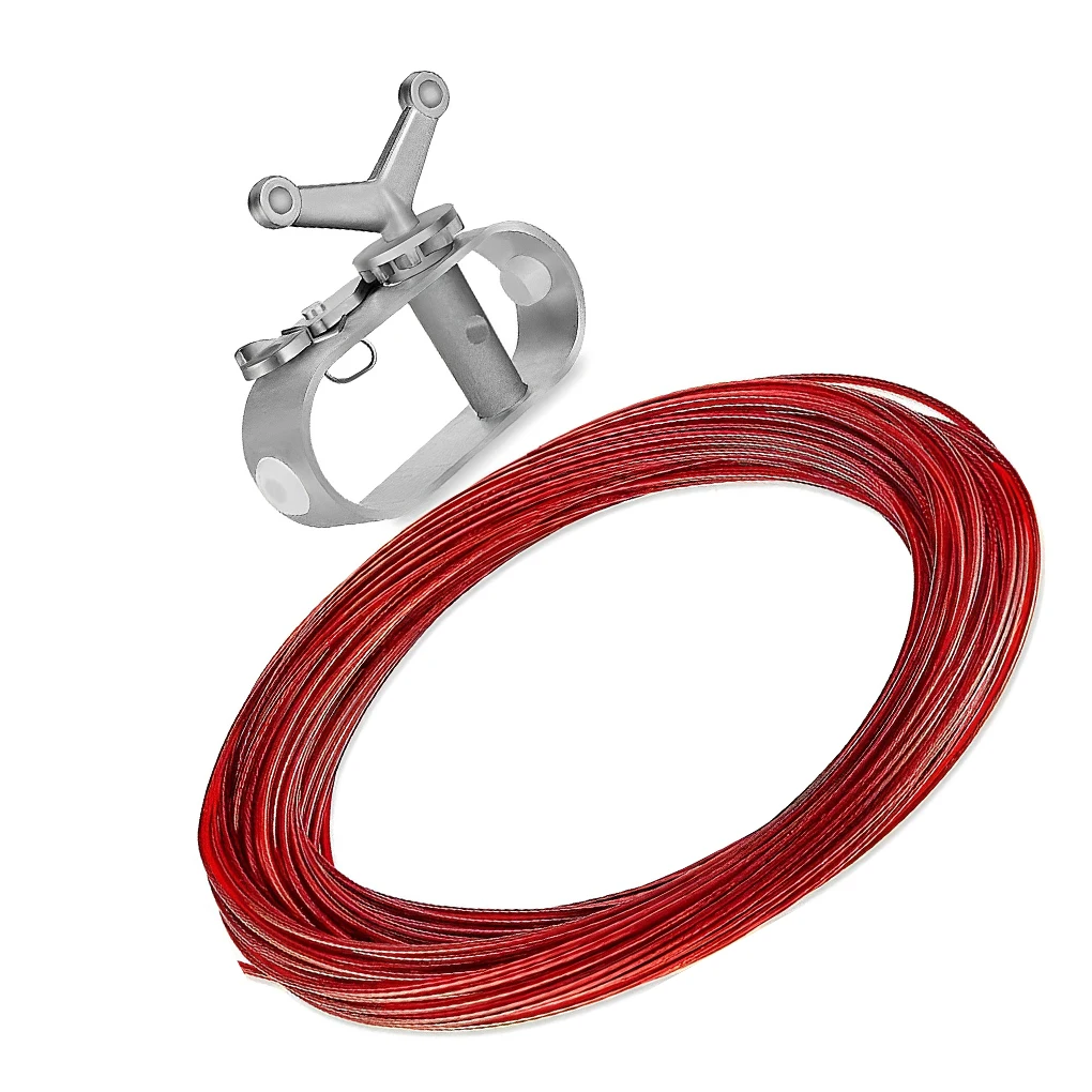 

Pool Cover Cable Winch Kit 100ft 130ft 150ft Ratchet Fastener Swimming Pools