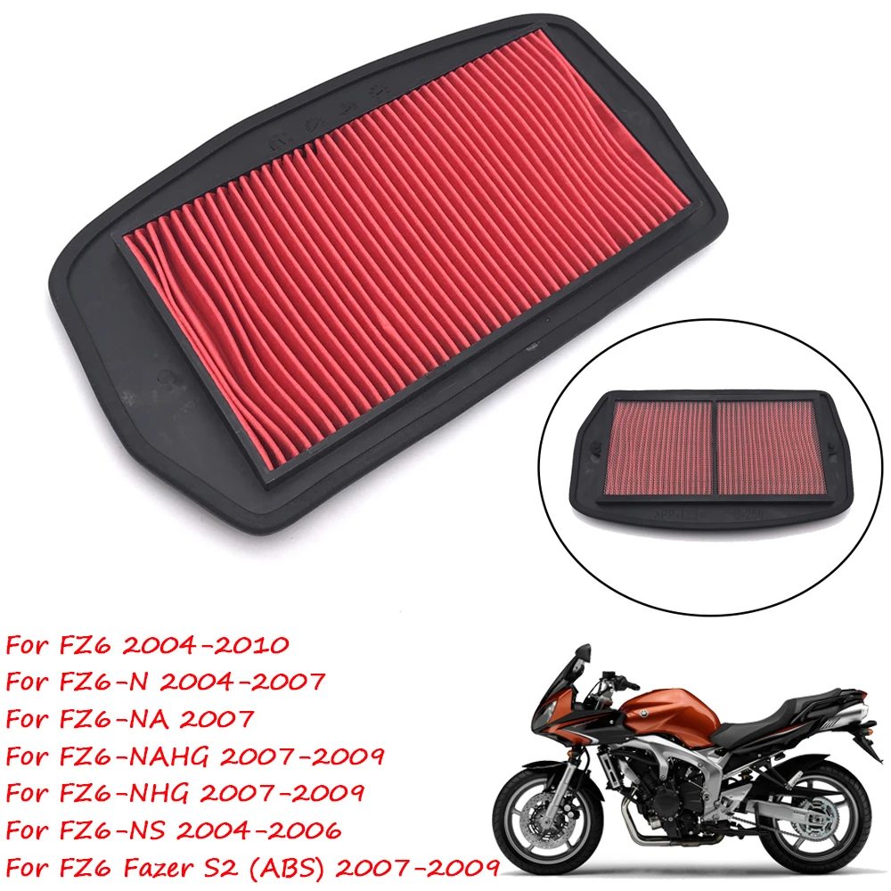 

Motorcycle Engine Air Intake Filter Cleaner Racing Air Filter Element For Yamaha FZ6 Fazer FZ6-N FZ6-NA FZ6-NAHG FZ6-NHG FZ6-NS