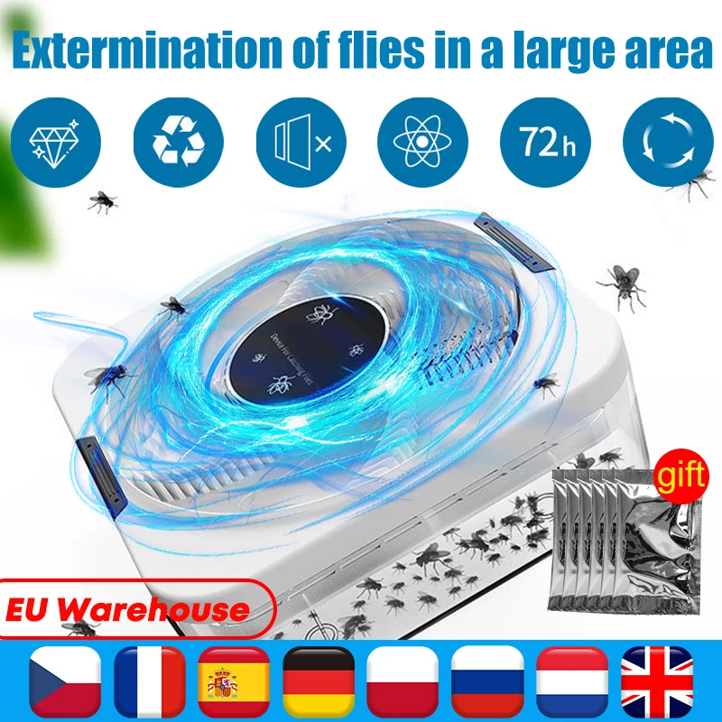Automatic Flycatcher USB Rechargeable Household Quiet Home Kitchen Electric  Flytrap Indoor Outdoor Insect Killers for Kitchen - AliExpress